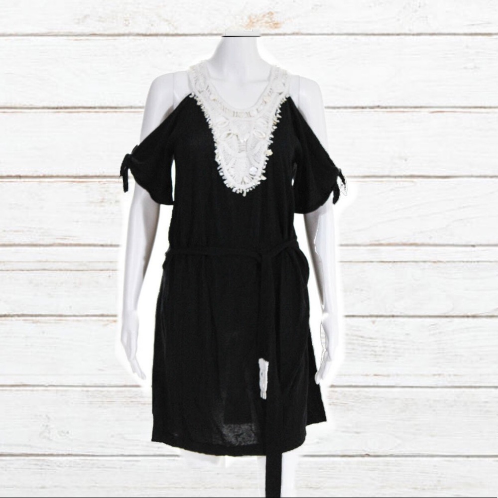 NANETTE LEPORE shell embellished knit dress